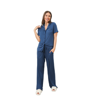 Fung 8006 nouveau Design ensemble de pyjamas modaux pour femmes vêtements de nuit Robe de nuit mariée femmes Robe courte Robe pour dames