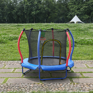 <span class=keywords><strong>Trampoline</strong></span> Zoshine pour enfants de 3 à 8 ans - <span class=keywords><strong>Trampoline</strong></span> pour tout-petits de 5 pieds <span class=keywords><strong>avec</strong></span> filet, balles océaniques, sac de boxe, <span class=keywords><strong>trampoline</strong></span> d'intérieur pour enfants - Product Image 6