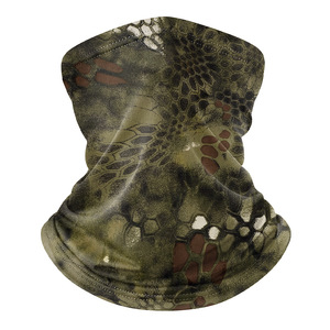 Jungle Camouflage Face Mask Full Coverage Neck Warmer Warm Windproof Cycling Outdoor Sports Adult Reversible Fleece Protection - Product Image 1