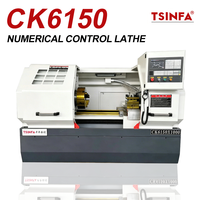 Tour CNC CK6150 à banc haute rigidité, broche à engrenages, machine de tournage stable, équipement d'usinage de précision économique