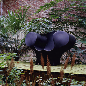 Poltrona Nordica Moderna in Fibra di Vetro di Lusso con Corona Imperiale per Sala d'<span class=keywords><strong>Attesa</strong></span> e Soggiorno - Product Image 2