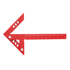 Règle de marquage circulaire avec angle réglable, règle d'angle combinée multifonctionnelle, outil de menuiserie PICUSMG006 Haute Précision - Product Image 1
