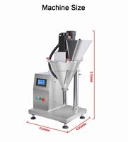 Offre Spéciale : Machine de remplissage et d'emballage semi-automatique à vis sans fin pour poudre sèche 500g / Doseur manuel à vis sans fin 50g