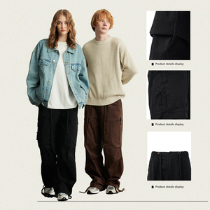 Pantalones Cargo Holgados de Alta Calidad con 6 Bolsillos para Hombre, Talla Grande - Product Image 2