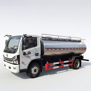 Camión Cisterna de Agua Potable Dongfeng de 9cbm Personalizable, Camión Cisterna de Acero Inoxidable 316, Camión de Transporte de Leche - Product Image 1