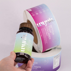 Pegatinas de embalaje holográficas herméticas personalizadas, productos de la mejor calidad para la salud, etiquetas adhesivas en rollo - Product Image 5