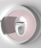 Capteur automatique intelligent monobloc Chasse d'eau Commode électrique Toilette Montée au sol Télécommande Installation facile S-Trap Drainage
