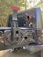Pièces d'accessoires de voiture Charnière de hayon renforcée + support de roue de secours renforcé pour Jeep Wrangler JK