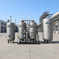 Sécheur d'air frigorifique ChenRui à commande PLC, haute pureté 95-99,999%, avec système N2 à pression réglable automatiquement pour compresseur d'air