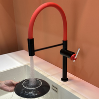 Robinet de cuisine moderne en laiton, extractible, rotation universelle, sortie d'eau multifonctionnelle, poignée unique, utilisation double eau chaude/froide, robinet d'évier