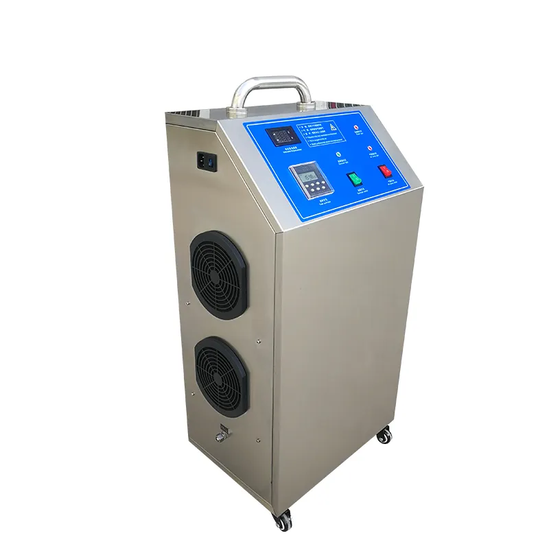 Générateur d'ozone à quartz de 10g 20g 30g 50g, système de refroidissement à eau, alimentation réglable
