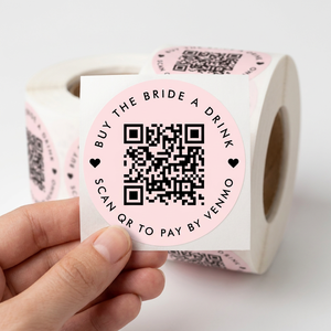 Autocollant adhésif rond en vinyle imperméable personnalisé, étiquette de produit alimentaire, impression personnalisée en feuille d'or, autocollant avec <span class=keywords><strong>code</strong></span> QR - Product Image 1