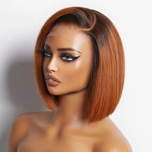 13x4 Lace Frontal 7 Inch Straight <b>Bob</b> <b>Wig</b> 100% Human Hair Short Straight <b>Bob</b> Lace Front <b>Wigs</b> For Women - Product Image 1