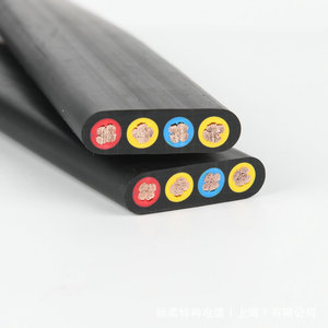 สายแบนมาตรฐานขายส่ง ได้รับการรับรองมาตรฐาน ROHS 2-66 แกน สำหรับเครนโครงเหล็ก เครนเหนือศีรษะ รถยกไฟฟ้า-4 15 ตัน ยกสูงสุด 3 เมตร - Product Image 3