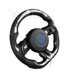 Volante Deportivo Power Grip de Fibra de Carbono para BMW Serie M F10 F11 F15 F22 F30 F32 F33 F34 F31 F36 F80 F82 F90 E70 E80 Serie G - Product Image 1