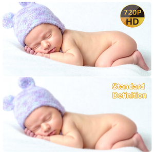 แอพมือถือสมาร์ทเบบี้มอนิเตอร์การ<span class=keywords><strong>ด</strong></span>ูแบบเรียลไทม์ กล้อง 720P การตรวจจับการเคลื่อนไหว การมองเห็นในเวลากลางคืน เสียงสองทาง แบตเตอรี่แบบชาร์จไฟไ<span class=keywords><strong>ด</strong></span>้ - Product Image 5