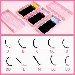מסי lash רך פרט רך lash רכה מט שחור פרטי תווית cashmere נפח ריסים הרחבה - Product Image 4