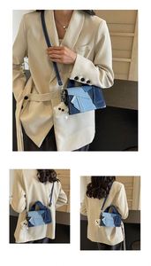 Latest Style Denim <b>Bag</b> Lightweight Handbag for Daily Travel Beach Outdoor Use - Product Image 2