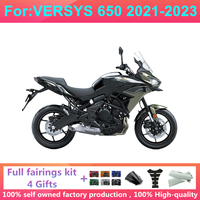 Kit de carénage complet moulé par injection pour moto, compatible avec Versys 650 Kle650 2021 2022 2023, carénages en plastique Versys 650 2021-