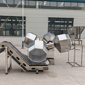 Thực phẩm tự động Snack mảnh bỏng ngô hương liệu máy/Sao hồi hương vị hạt Snack thực phẩm Bốn đầu trống gia vị trộn - Product Image 6