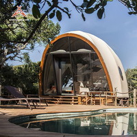 Tente de safari en forme de cocon Kawagebo Kamp, luxueuse, durable, imperméable, pour la côte sauvage, idéale pour les centres de villégiature et les hôtels