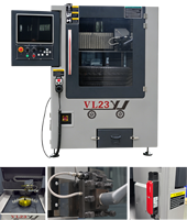 Torno de Reparación de Ruedas de Guía Lineal YUJIE VL23 para Reparación Móvil Individual
