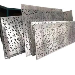 Pasokan pabrik panel komposit aluminium berlubang/panel logam lembaran berlubang dekoratif