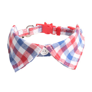 Et supplies-collar de gato de lujo para hombre, Traje a cuadros con hebilla separadora, venta al por mayor - Product Image 3
