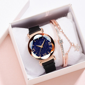 Agnetite-reloj magnético <span class=keywords><strong>de</strong></span> <span class=keywords><strong>cara</strong></span> romana para mujer, conjunto <span class=keywords><strong>de</strong></span> pulsera, regalo - Product Image 6