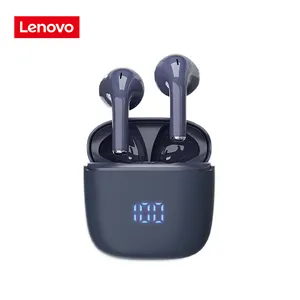 लेनोवो- ऑडियो वॉटरप्रूफ ट्रू वायरलेस स्टीरियो साउंड ईयरफोन ईयरबड्स एलईडी डिस्प्ले के साथ क्विक चार्ज बड़ी बैटरी टीडब्ल्यूएस हेडफोन