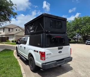 Tenda da Tetto per Camper 4x4 Aggiornata con Finestre Panoramiche, Guscio Utilitario con Porta Apribile in Vetro Temperato, Mini Pieghevole per 4 Persone - Product Image 6