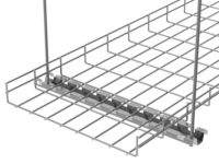 Barra de Soporte para Bandeja de Cables de Malla Metálica de Alta Resistencia Vich Design, para un Soporte Fuerte