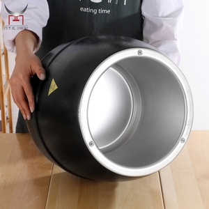 <span class=keywords><strong>Olla</strong></span> Eléctrica para Calentar Sopa <span class=keywords><strong>de</strong></span> Acero Inoxidable <span class=keywords><strong>de</strong></span> 10L 13L, Color Negro, para Catering y Buffet - Product Image 5