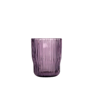 Vaso de agua LYRIC LINE en vidrio morado 28CL - Product Image 1