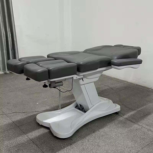 High Quality Modern Beauty Salon Equipment Grey Leather Cosmetic Lash Bed 5 Motors <b>Electric</b> Control Tattoo Shop Massage Bed - Product Image 3
