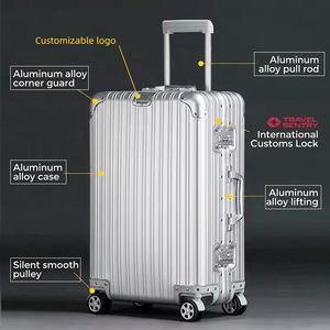 <span class=keywords><strong>Maleta</strong></span> de Negocios Resistente de Aluminio <span class=keywords><strong>con</strong></span> Diseño Personalizado, de 20-26 Pulgadas, <span class=keywords><strong>con</strong></span> <span class=keywords><strong>Ruedas</strong></span> Giratorias y Candado TSA, <span class=keywords><strong>Maleta</strong></span> de Viaje, Equipaje de Mano - Product Image 1