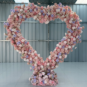 ดอกไม้ประดิษฐ์รูปหัวใจ LANJO สำหรับตกแต่งฉากหลังงานแต่งงาน งานพิธีแต่งงาน และสถานที่ขนาดใหญ่ - Product Image 3