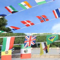 Drapeaux de fanions personnalisés en polyester avec impression numérique, motif et taille sur mesure, drapeau de l'Érythrée, vente en gros du fabricant