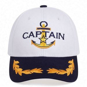 Gorra de Béisbol Personalizada al por Mayor, Gorra de Capitán con Logotipo Bordado en Algodón de 6 Paneles - Product Image 4