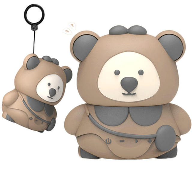 Waterproof Bear Bluetooth Speaker Home Mini Cute Animal Cartoon Soundbar Fast Charging Travel Speaker