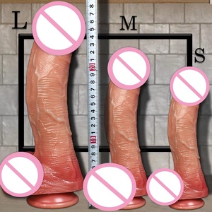 Nuevo Producto en Oferta, Dildo Grande y Suave, Masturbador Realista, Color Piel Europeo/Americano, Juguete Sexual Erótico para Mujeres - Product Image 1