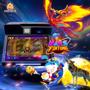 Machine de jeu de pêche de table en métal Mars Fortune, type armoire de bureau américaine pour jeux de compétences - Product Image 1