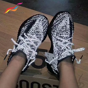 Mettre en évidence la sécurité des chaussures de course colorées Lacets ronds réfléchissants pour baskets - Product Image 6