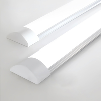 Aluminium et PC complet latte linéaire 76x24x600mm 26w led tube plat lumière