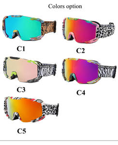 <span class=keywords><strong>Gafas</strong></span> de esquí para adultos, lentes deslumbrantes con montura grande, UV400 - Product Image 3