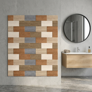 Azulejos de Cerámica Esmaltada Digital Mate de Lujo Marca Vistaar 250x375, Impermeables, Resistentes al Desgaste, con Textura de Imitación Piedra - Product Image 1