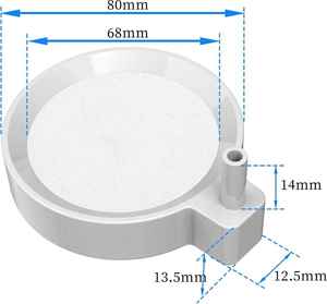50 حجر أكسجين هواء دائري من السيراميك نانو صامت للغاية لحوض أسماك الزينة للاستخدام المنزلي وسوق الاستخدام لغرفة المعيشة - Product Image 2