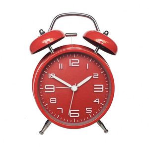 Réveil à double cloche en métal Snooze Table - Product Image 3