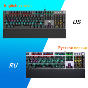 คีย์บอร์ดเกมมิ่งแบบมีสาย F2088 RGB USB Optical Mechanical ปรับแต่งได้ พร้อมสวิตช์หลากสี 104 ปุ่ม - Product Image 3