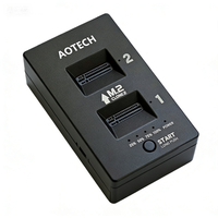 AOTECH KCZ-16C8 M.2 NVMe/SATA SSD 20Gbps USB3.2 Tipe-C Casing Aluminium Mendukung 2230/2242/2260/2280 8TB Universal